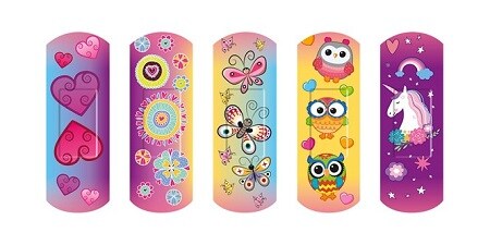 Paquets assortiments de pansements Nexcare™ Happy Kids Magic
