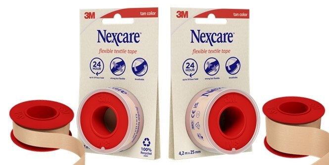  Packshots des rubans Nexcare™ Textile

