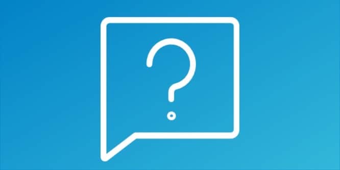 icône avec un point d'interrogation
